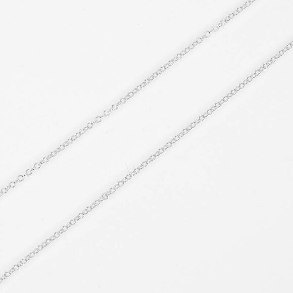 TIFFANY&Co. 1837 Interlocking Circle Necklace Silver925 4.3g Women - Picture 8 of 8